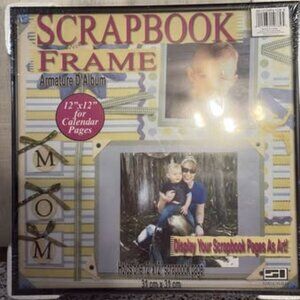 NEW Scrapbook Frame 12"x12" Black